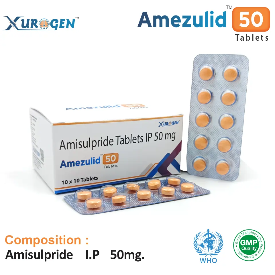 Amisulpride 50mg | Antipsychotic | Best price for PCD Pharma Franchise in Chennai